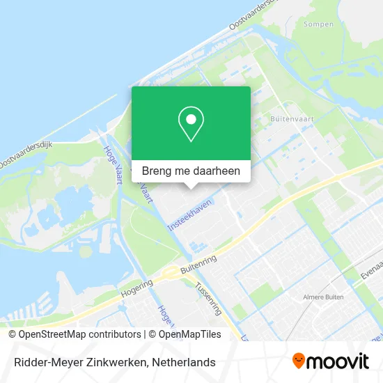 Ridder-Meyer Zinkwerken kaart
