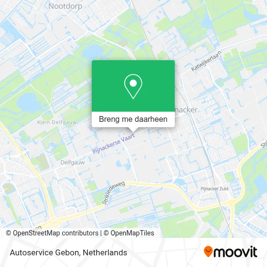 Autoservice Gebon kaart