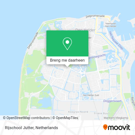 Rijschool Jutter kaart