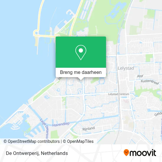 De Ontwerperij kaart