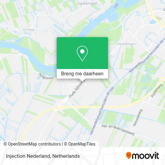 Injection Nederland kaart