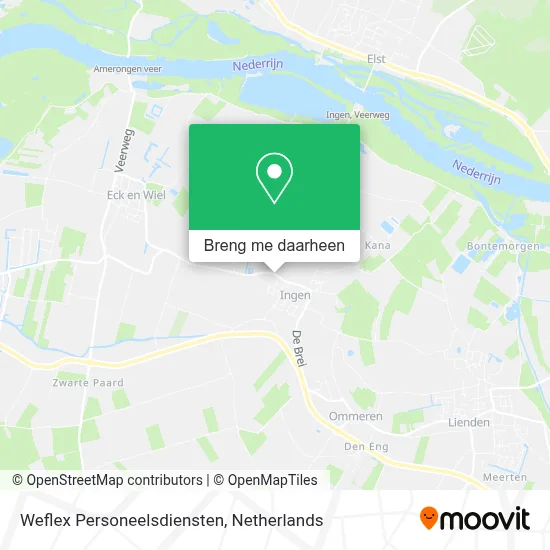 Weflex Personeelsdiensten kaart
