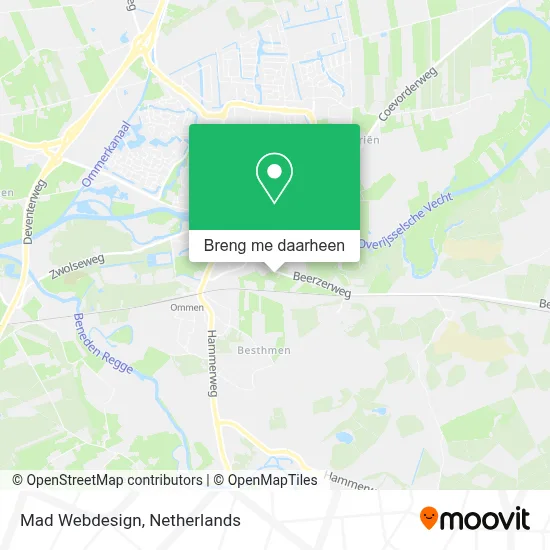 Mad Webdesign kaart