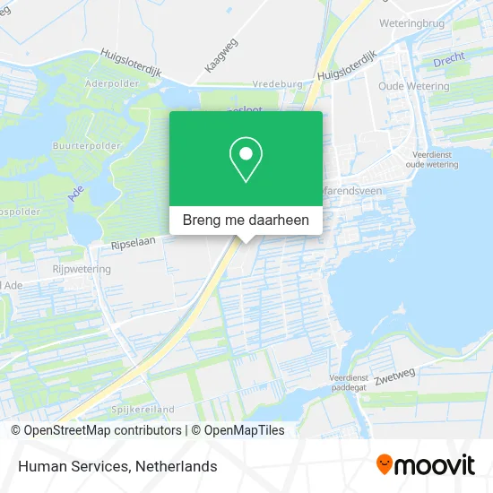 Human Services kaart