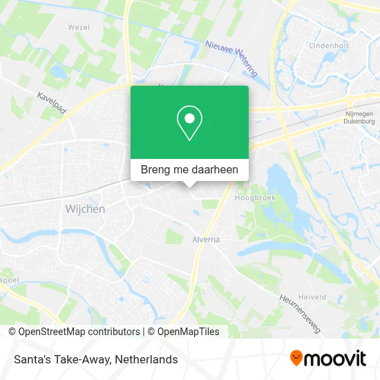 Santa's Take-Away kaart