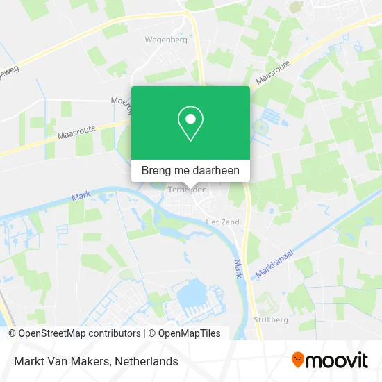 Markt Van Makers kaart