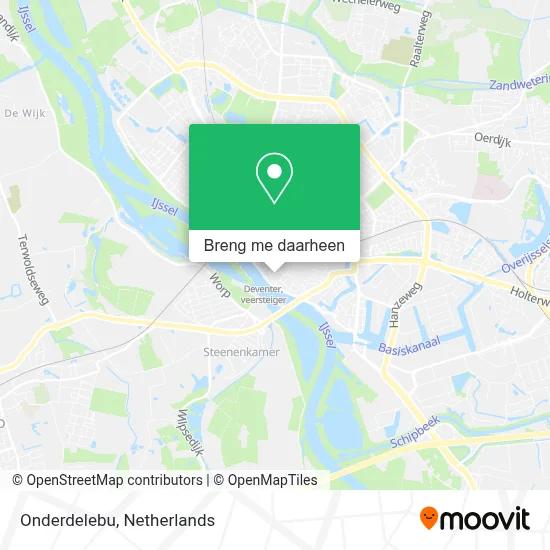 Onderdelebu kaart