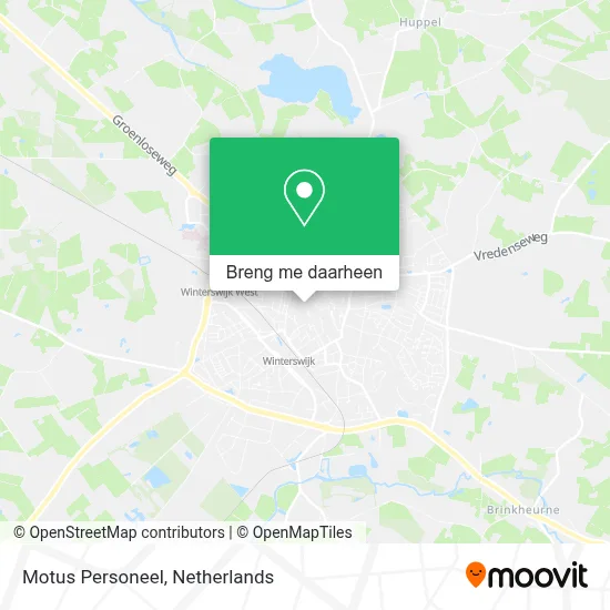 Motus Personeel kaart