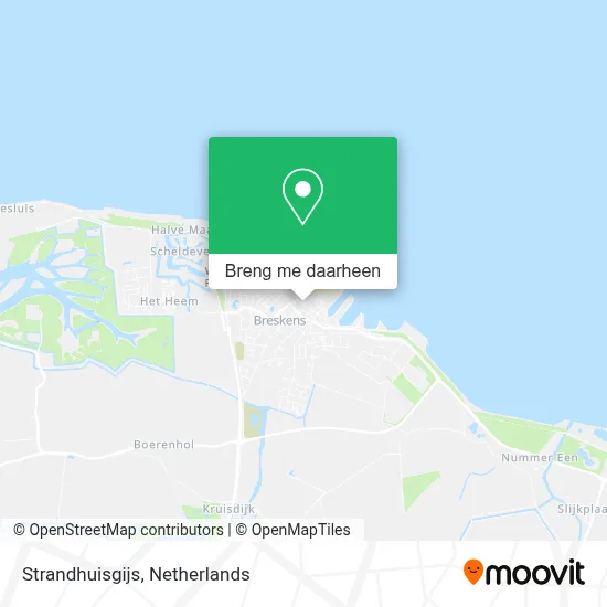 Strandhuisgijs kaart