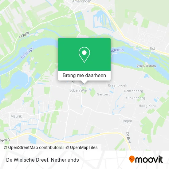 De Wielsche Dreef kaart