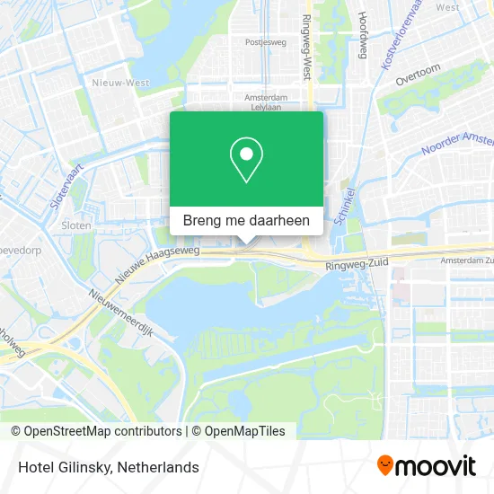 Hotel Gilinsky kaart