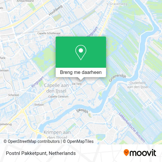 Postnl Pakketpunt kaart