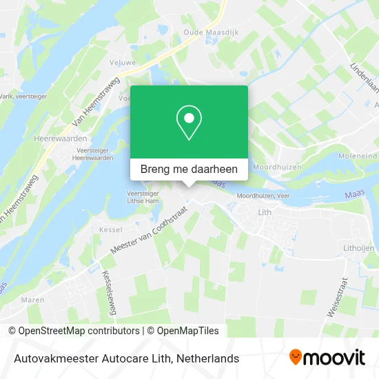 Autovakmeester Autocare Lith kaart