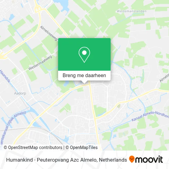 Humankind - Peuteropvang Azc Almelo kaart