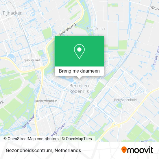 Gezondheidscentrum kaart