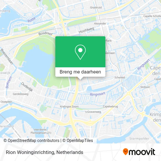 Rion Woninginrichting kaart