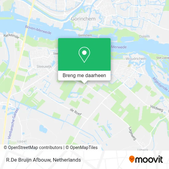 R.De Bruijn Afbouw kaart