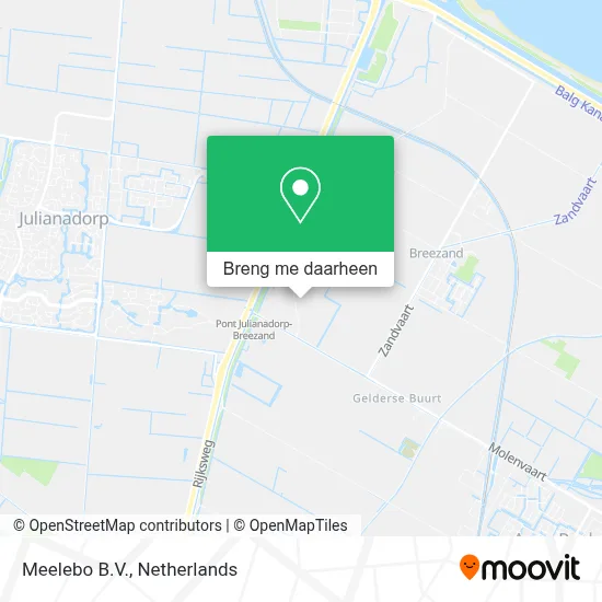 Meelebo B.V. kaart