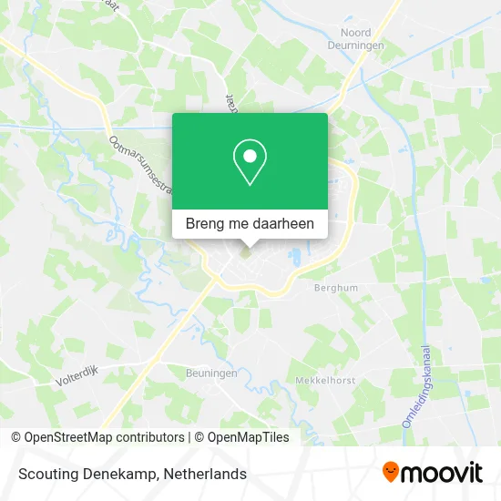 Scouting Denekamp kaart