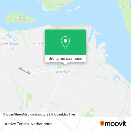 Active Tennis kaart