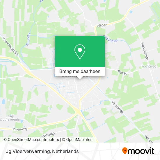 Jg Vloerverwarming kaart