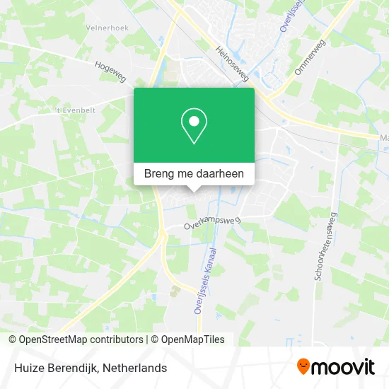 Huize Berendijk kaart