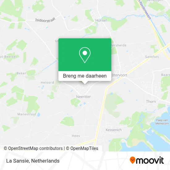 La Sansie kaart