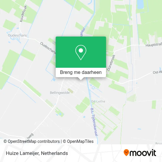 Huize Lameijer kaart