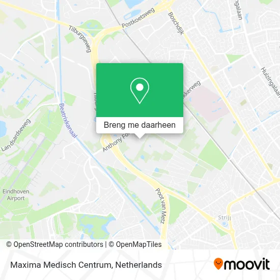 Maxima Medisch Centrum kaart