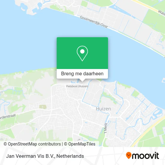 Jan Veerman Vis B.V. kaart