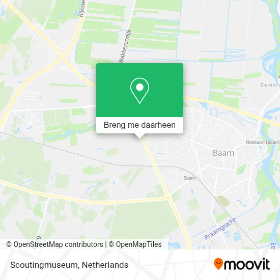 Scoutingmuseum kaart