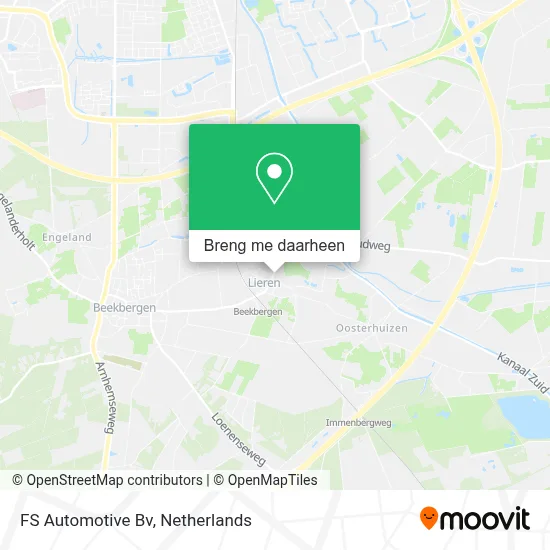 FS Automotive Bv kaart