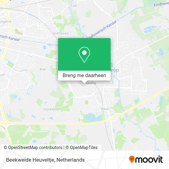 Beekweide Heuveltje kaart