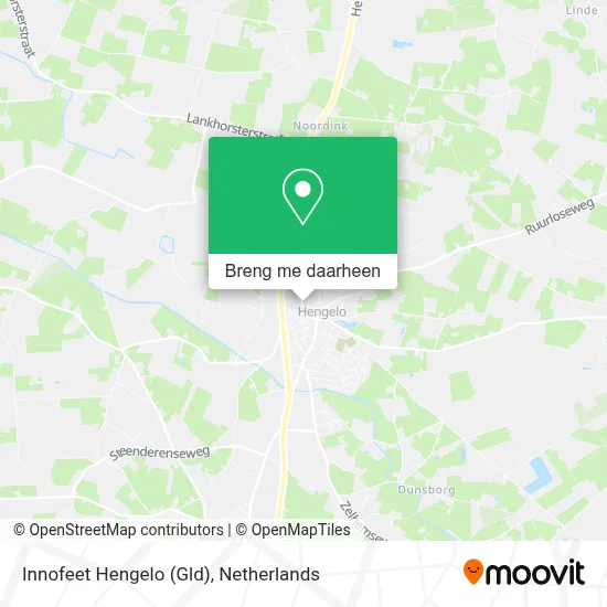Innofeet Hengelo (Gld) kaart