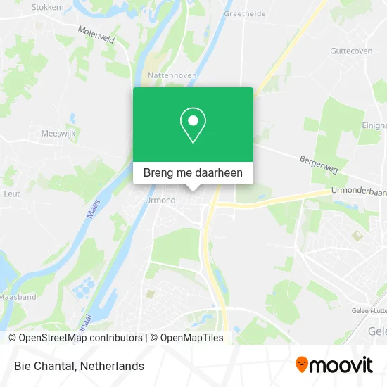 Bie Chantal kaart