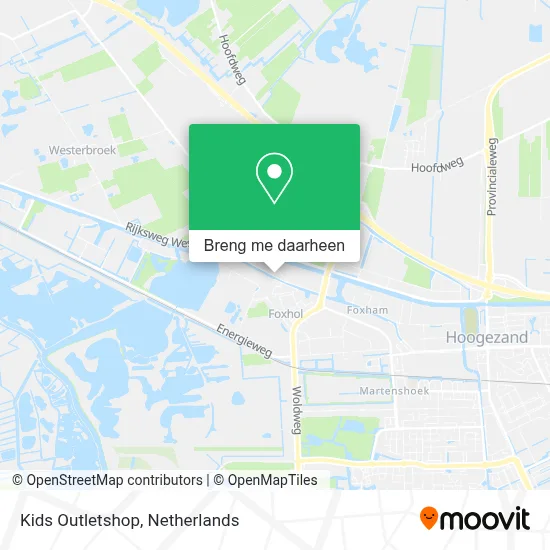 Kids Outletshop kaart