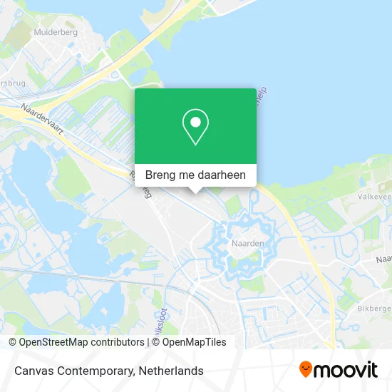 Canvas Contemporary kaart