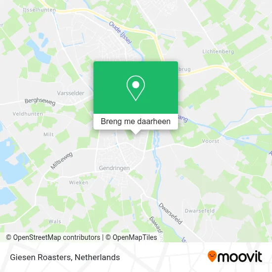 Giesen Roasters kaart