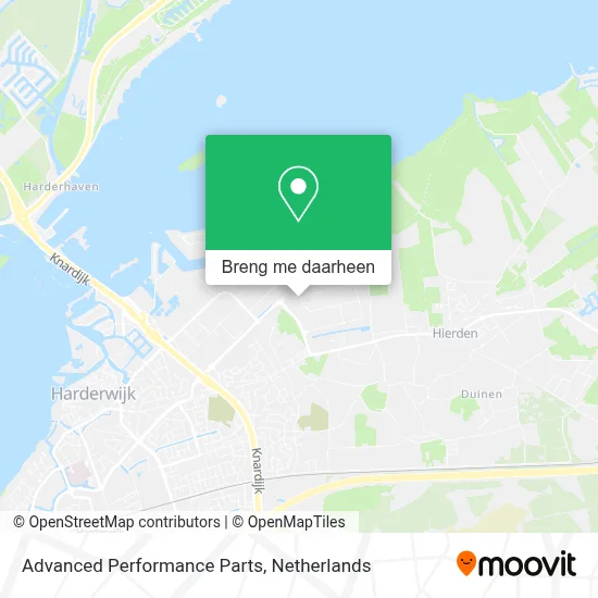 Advanced Performance Parts kaart