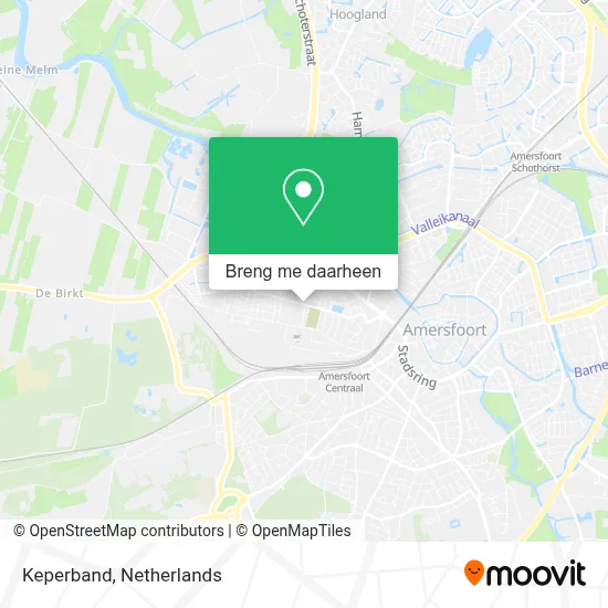 Keperband kaart