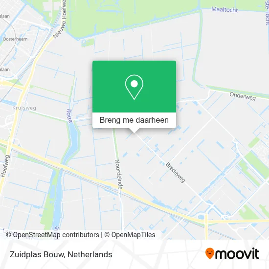 Zuidplas Bouw kaart
