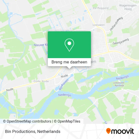 Bin Productions kaart