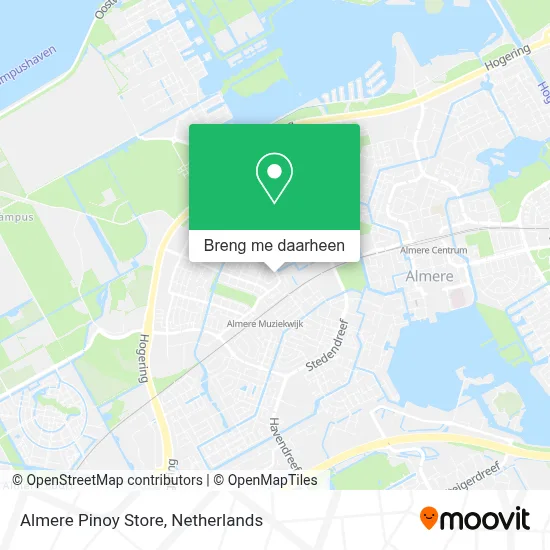 Almere Pinoy Store kaart