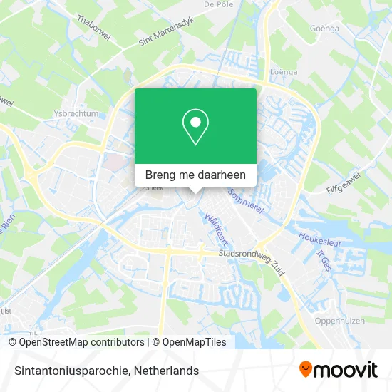 Sintantoniusparochie kaart