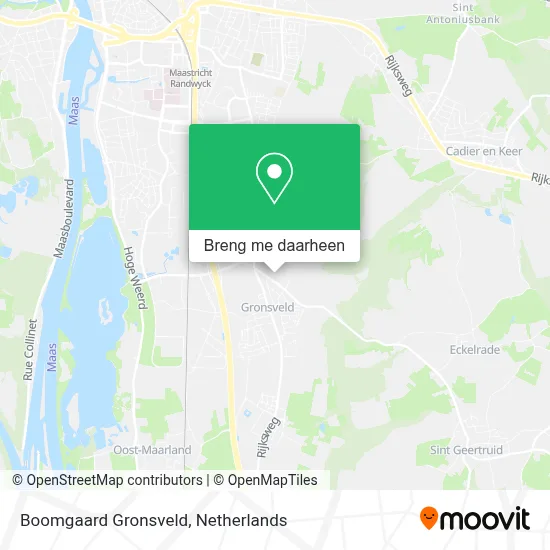 Boomgaard Gronsveld kaart