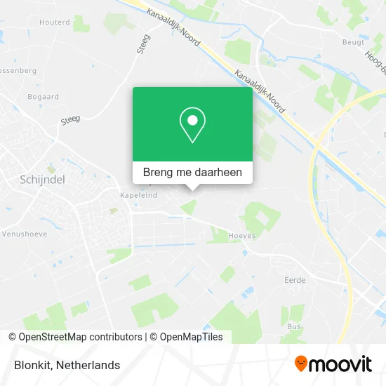 Blonkit kaart