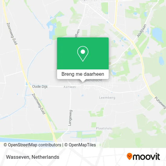 Wasseven kaart