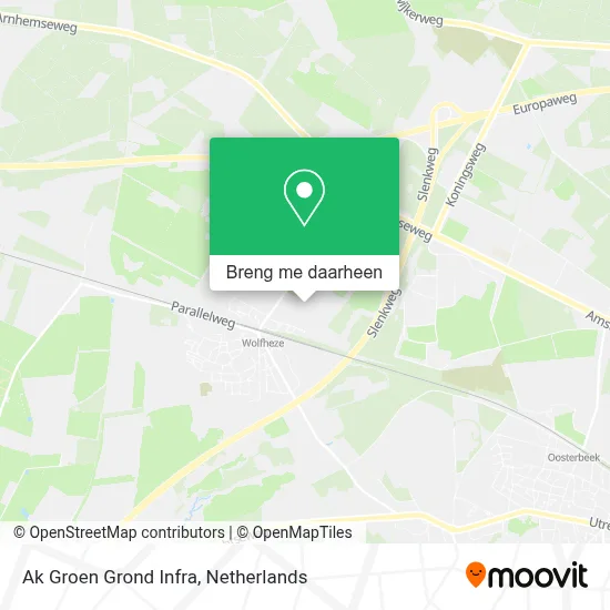 Ak Groen Grond Infra kaart