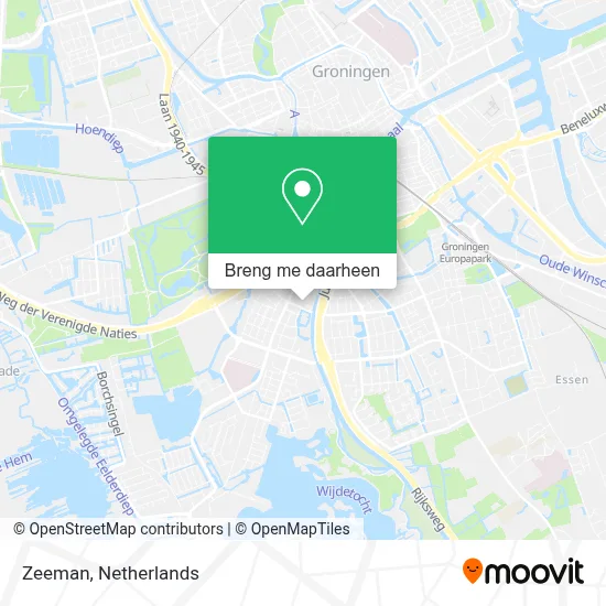 Zeeman kaart