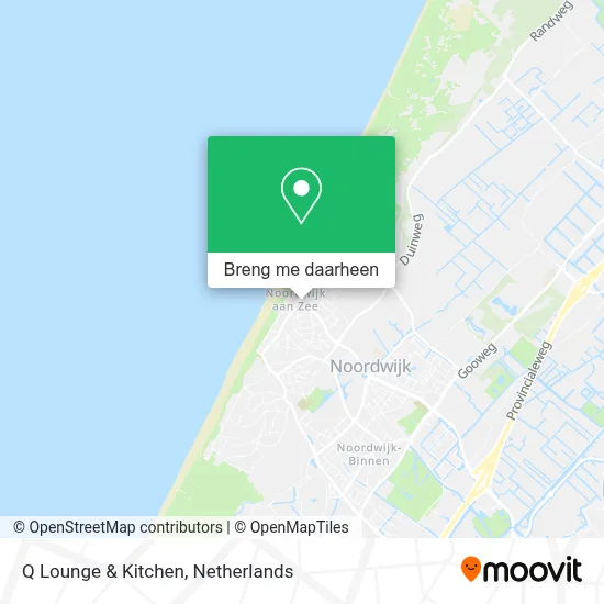 Q Lounge & Kitchen kaart